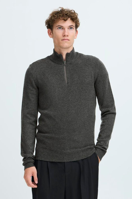 Pull col camionneur gris - Casual Friday